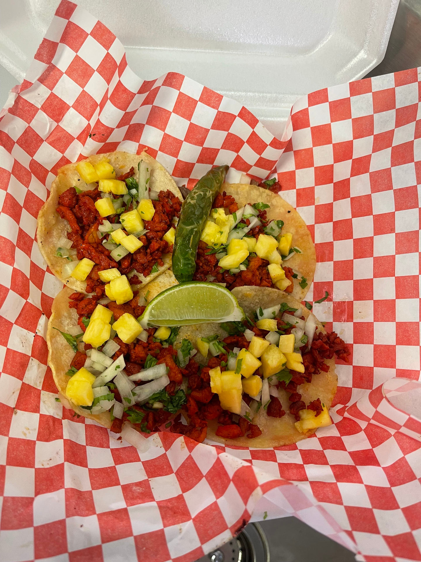 Al pastor tacos Friday special
